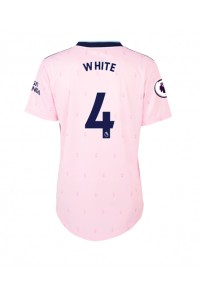 Arsenal Benjamin White #4 Fotballdrakt Tredje Klær Dame 2022-23 Korte ermer